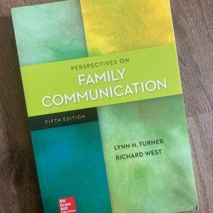 Perspectives on Family Communication 5th Edition Paperback Textbook